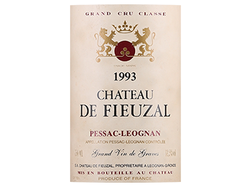 Château de Fieuzal - Pessac-Léognan - Rouge - 1993