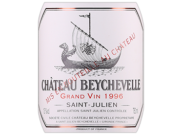 Château Beychevelle - Saint-Julien - Château Beychevelle - Rouge - 1996