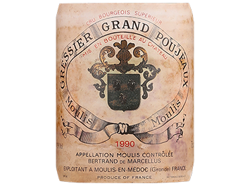 Château Gressier Grand Poujeaux - Moulis-en-Médoc - Rouge - 1990