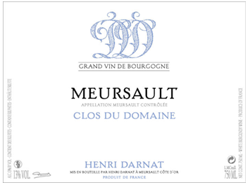 Domaine Henri Darnat - Meursault - Clos du Domaine - Blanc - 2013