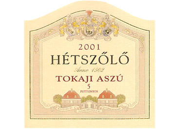 Hetszóló - Tokaji Aszú 5 Puttonyos - Blanc - 2001