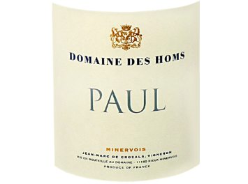 Domaine des Homs - Minervois - Paul - Rouge - 2013