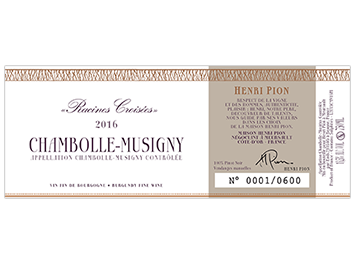 Maison Henri Pion - Chambolle-Musigny - Rouge - 2016