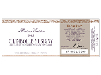 Maison Henri Pion - Chambolle-Musigny - Rouge - 2015