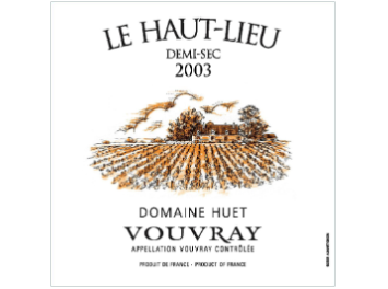 Domaine Huet - Vouvray Demi-sec - Le Haut-Lieu - Blanc - 2003