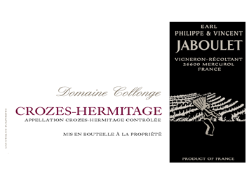 Philippe et Vincent Jaboulet - Crozes-Hermitage - Domaine Collonge - Rouge - 2011