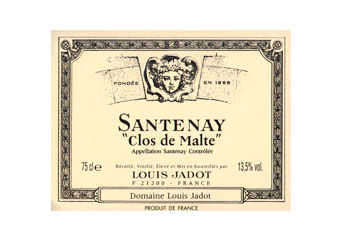 Maison Louis Jadot - Santenay - Clos de Malte Rouge 2006