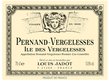 Louis Jadot - Pernand-Vergelesses - Ile des Vergelesses - Rouge - 2012