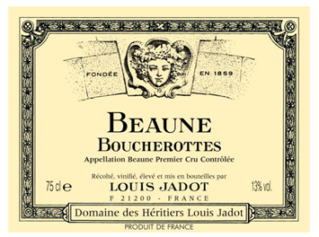 Louis Jadot - Beaune 1er cru - Boucherottes - Rouge - 2010