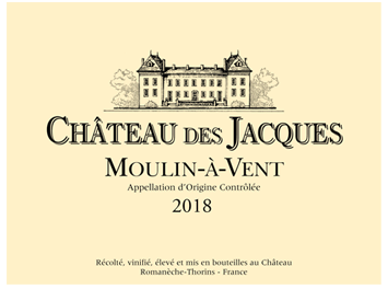 Château des Jacques - Moulin-à-Vent - Rouge - 2018