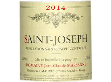 Domaine Jean-Claude Marsanne - Saint-Joseph - Rouge - 2014