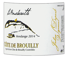 Domaine Julien Duport - Côte de Brouilly - La Boucheratte - Rouge - 2014