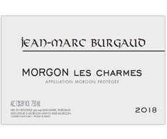 Domaine Jean Marc Burgaud - Morgon - Les Charmes - Rouge - 2018