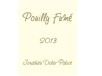 Jonathan Pabiot - Pouilly-Fumé - Blanc - 2013