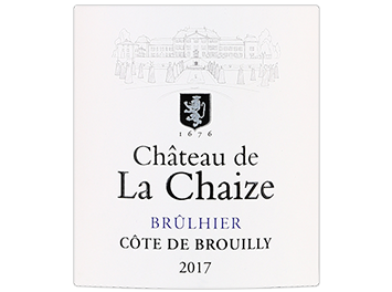 Château de la Chaize - Côte de Brouilly - Brûlhier - Rouge - 2017