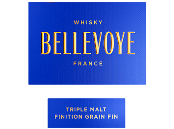 Bellevoye - Triple Malt Whisky Français - Bellevoye Bleu - Finition Grain Fin