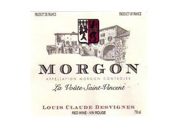 Domaine Louis Claude Desvignes - Morgon - La Voûte Saint Vincent - Rouge - 2013