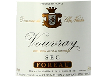 Le Clos Naudin - Vouvray Sec - Blanc - 2012