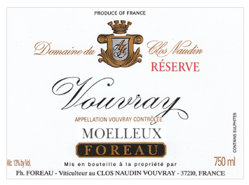 Le Clos Naudin - Vouvray Moelleux - Réserve - Blanc - 2016