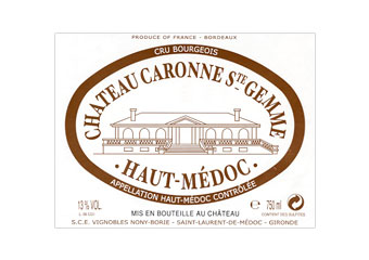 Château Caronne Sainte Gemme - Haut-Médoc - Rouge 2008