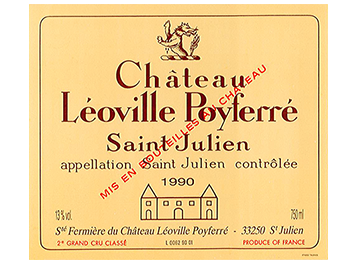 Château Léoville Poyferré - Saint-Julien - Rouge - 1990