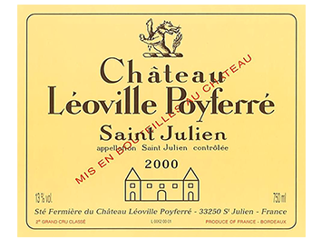 Château Léoville Poyferré - Saint-Julien - Rouge - 2000