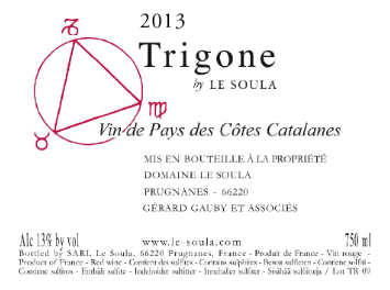 Le Soula - Vin de Pays des Côtes Catalanes - Trigone - Rouge - 2013