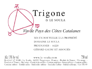 Le Soula - IGP Côtes Catalanes - Trigone n°15 - Rouge