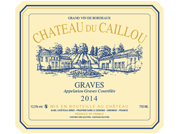 Château du Caillou - Graves - Château du Caillou - Rouge - 2014