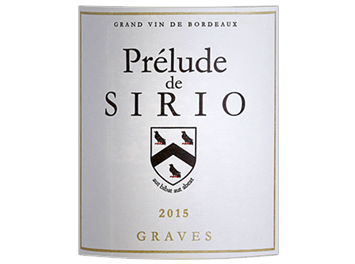 Château Sirio - Graves - Prélude de Sirio - Blanc - 2015