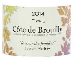 Laurent Martray - Côte de Brouilly - Le Coeur des Feuillées - Rouge - 2014