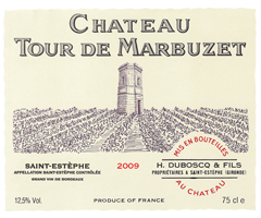 Château Tour de Marbuzet - Saint Estèphe - Rouge 2009