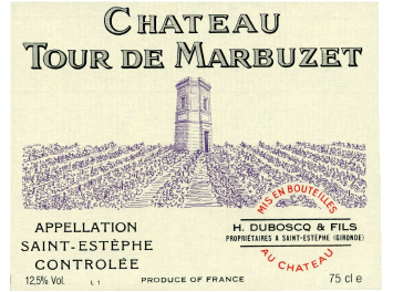 Château Tour de Marbuzet - Saint Estèphe - Rouge - 2011