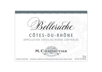 M. Chapoutier - Côtes-du-Rhône - Belleruche Blanc 2010