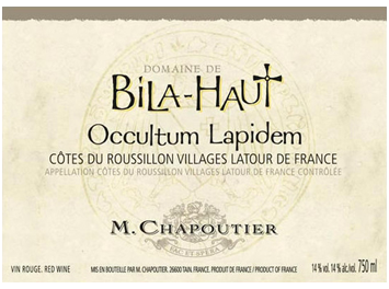 Chapoutier - Côtes du Roussillon Villages - Occultum Lapidem Rouge 2010