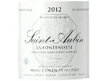 Domaine Marc Colin - Saint Aubin - La Fontenotte - Blanc - 2012