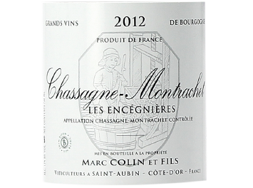 Domaine Marc Colin - Chassagne-Montrachet Les Encégnières - Blanc - 2012