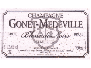 Champagne Gonet-Medeville - Champagne 1er Cru - Blanc de Noirs