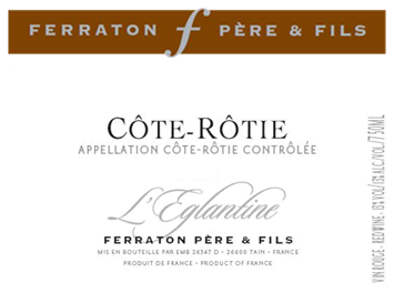 Maison Ferraton - Côte-Rôtie - L'Eglantine - Rouge 2010