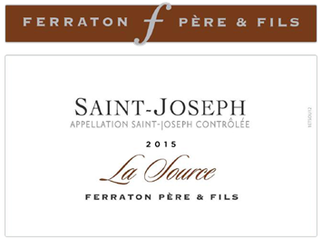 Maison Ferraton - Saint-Joseph - La Source - Blanc - 2015