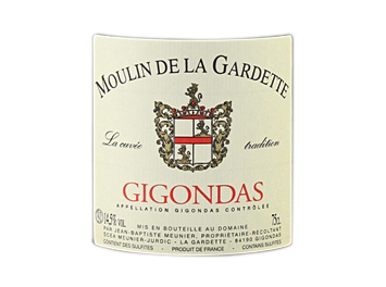 Moulin de la Gardette - Gigondas - La Cuvée Tradition - Rouge - 2013