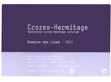 Domaine des Lises - Crozes-Hermitage - Rouge - 2011