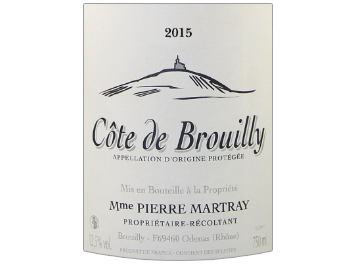 Madame Pierre Martray - Côte de Brouilly - Rouge - 2015