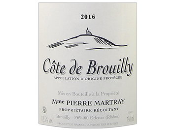 Madame Pierre Martray - Côte de Brouilly - Rouge - 2016