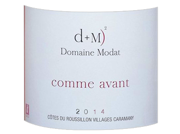 Domaine Modat - Côtes du Roussillon Villages Caramany - Comme Avant - Rouge - 2014