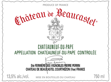 Château de Beaucastel - Châteauneuf-du-Pape - Rouge - 2001