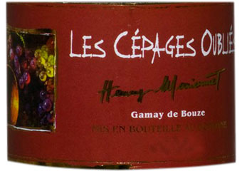 Henry Marionnet - VDP du Loir-et-Cher - Gamay de Bouze Rouge 2011