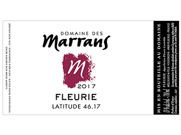 Domaine des Marrans - Fleurie - Latitude 46.17 - Rouge - 2017