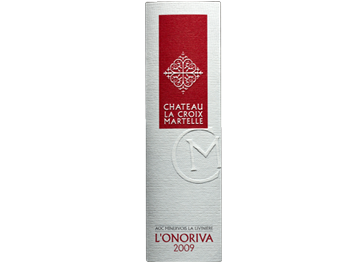 Château La Croix Martelle - Minervois La Livinière - L'Onoriva - Rouge - 2009