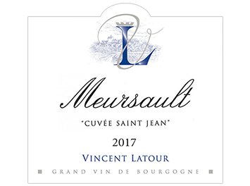 Domaine Vincent Latour - Meursault - Cuveé Saint Jean - Blanc - 2017